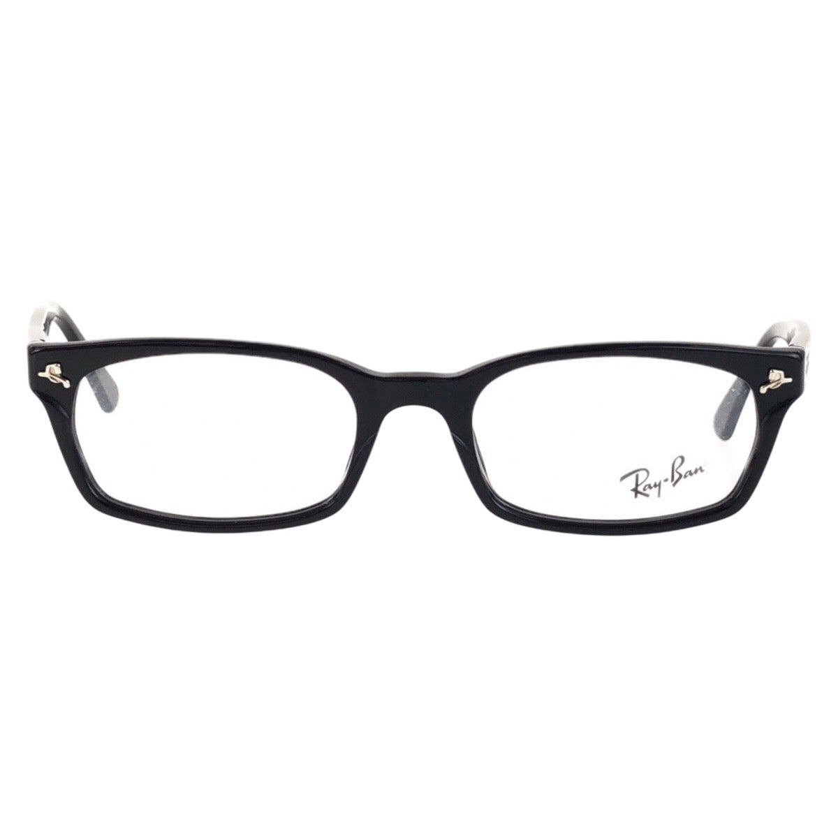 16928
Ray-Ban レイバン ブラック 黒 シルバー金具 プラスチック RB5017-A 2000 52□19 135 メガネ デモレンズ  メンズ ABP6