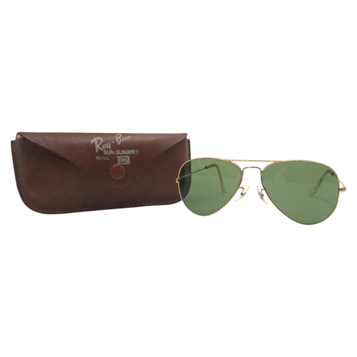 16792
Ray-Ban レイバン ヴィンテージ B&L RAY-BAN U.S.A ゴールド メタル 58□14 サングラス 男女兼用 ティアドロップ  メンズ ABP18