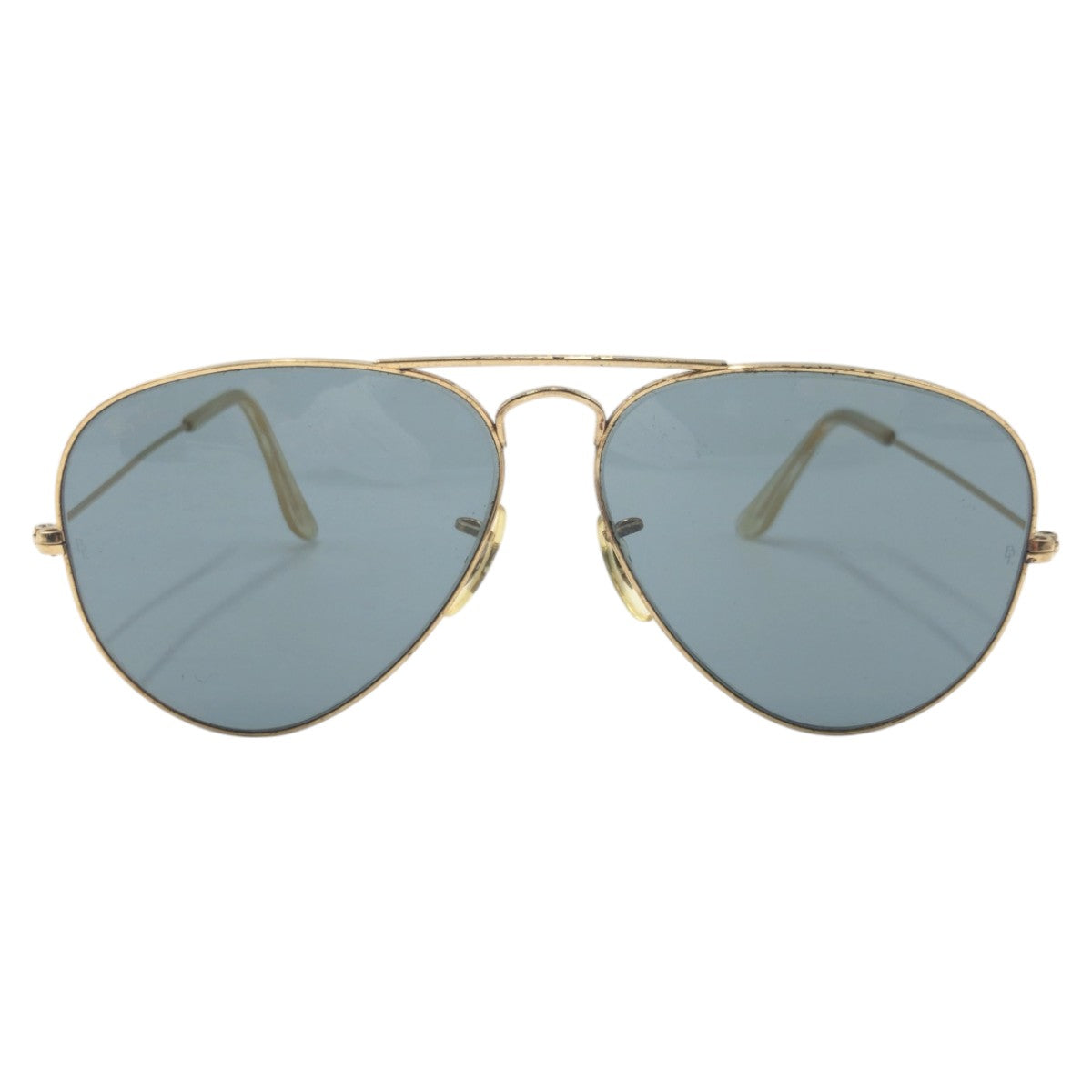16931
Ray-Ban レイバン ヴィンテージ B&L RAY-BAN U.S.A ゴールド ブルー メタル サングラス 男女兼用 ティアドロップ  レディース AB18