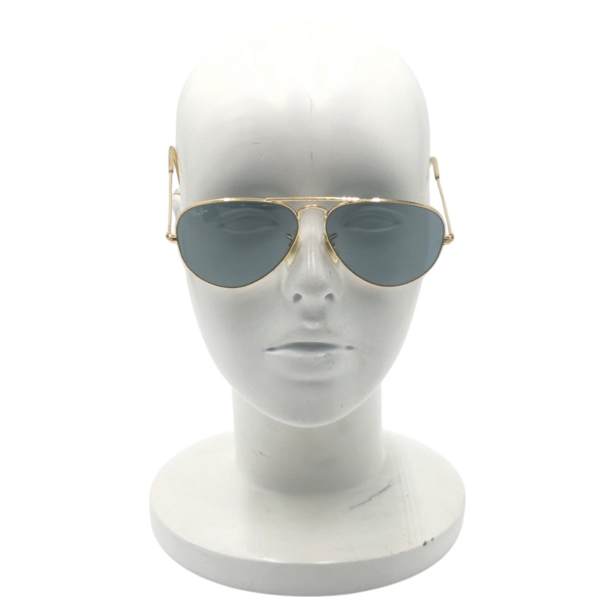16931
Ray-Ban レイバン ヴィンテージ B&L RAY-BAN U.S.A ゴールド ブルー メタル サングラス 男女兼用 ティアドロップ  レディース AB18