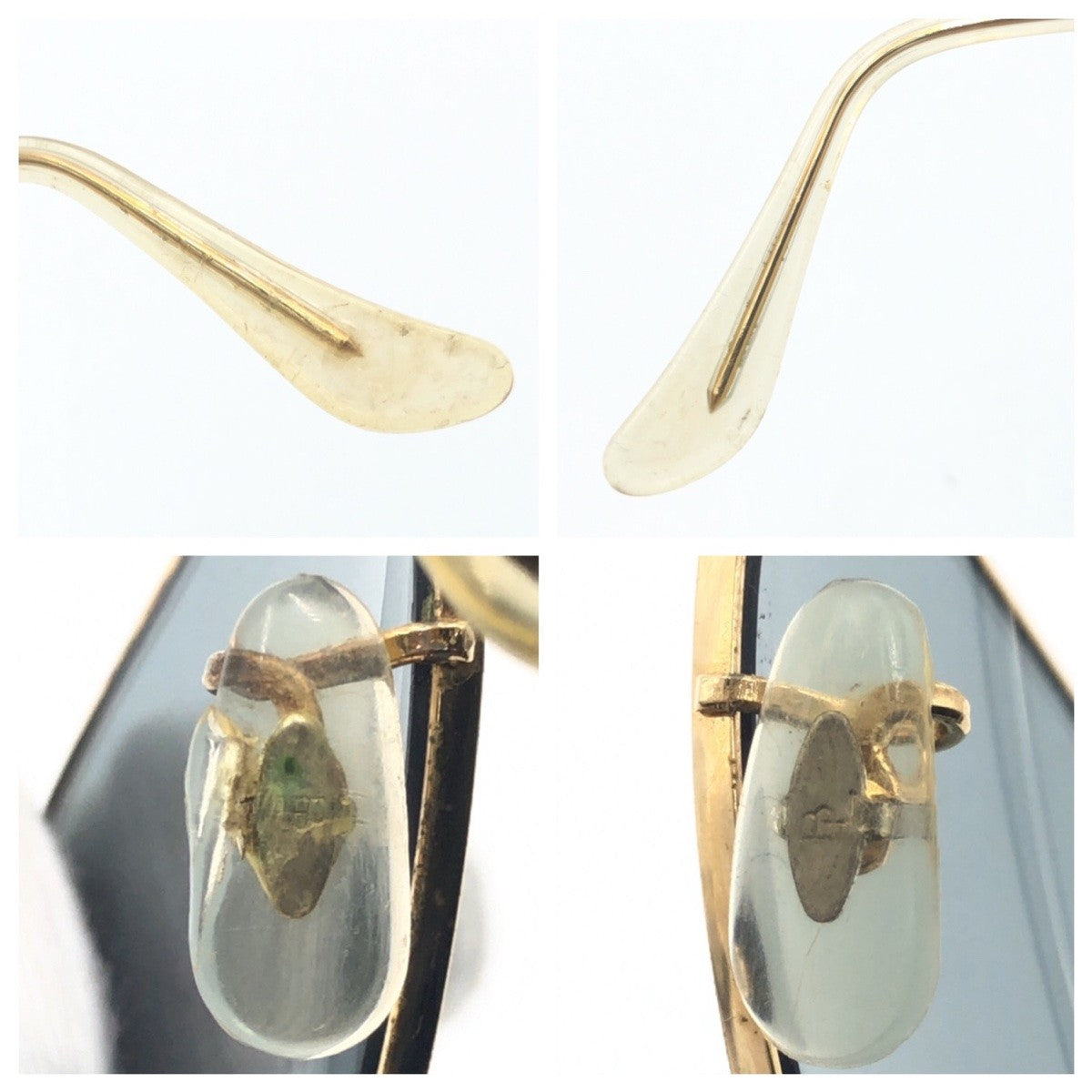 16931
Ray-Ban レイバン ヴィンテージ B&L RAY-BAN U.S.A ゴールド ブルー メタル サングラス 男女兼用 ティアドロップ  レディース AB18