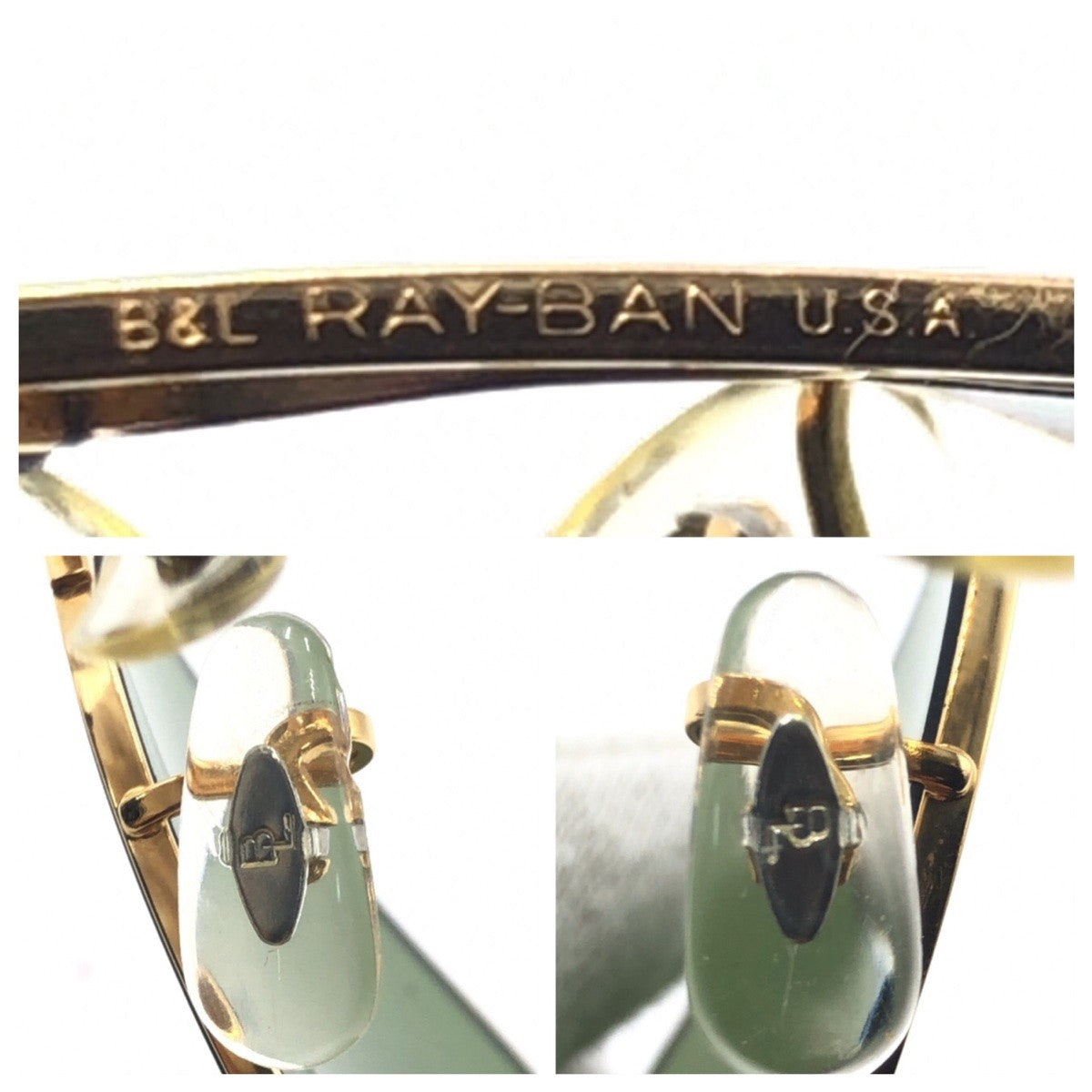 16792
Ray-Ban レイバン ヴィンテージ B&L RAY-BAN U.S.A ゴールド メタル 58□14 サングラス 男女兼用 ティアドロップ  メンズ ABP18