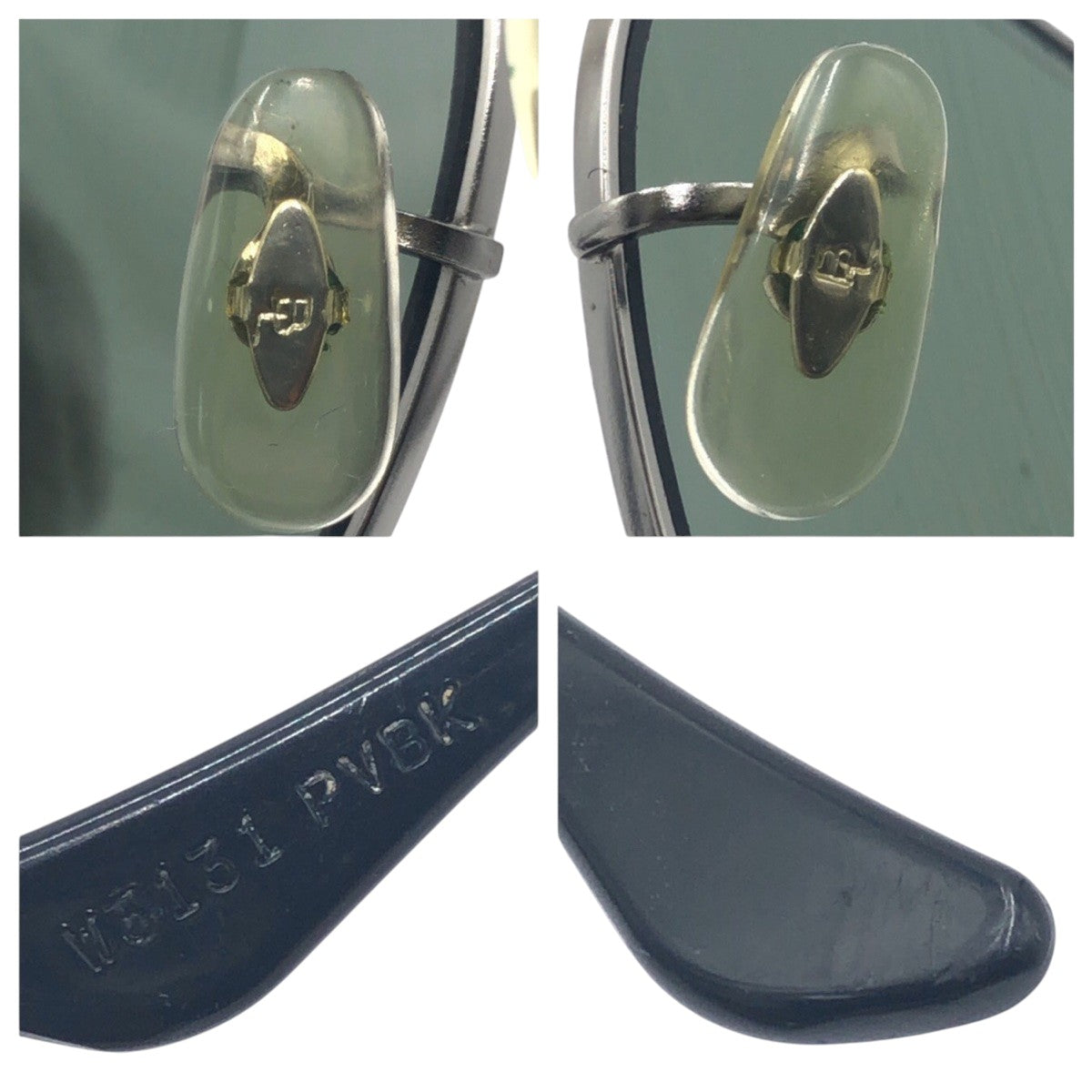 16932
Ray-Ban レイバン ヴィンテージ B&L RAY-BAN U.S.A シルバー ブラック メタル W3131 62□14 サングラス 男女兼用 ティアドロップ  メンズ AB18