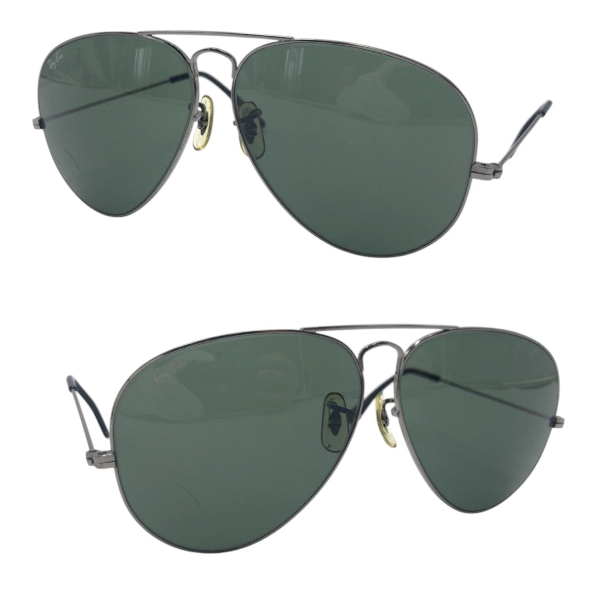 16932
Ray-Ban レイバン ヴィンテージ B&L RAY-BAN U.S.A シルバー ブラック メタル W3131 62□14 サングラス 男女兼用 ティアドロップ  メンズ AB18