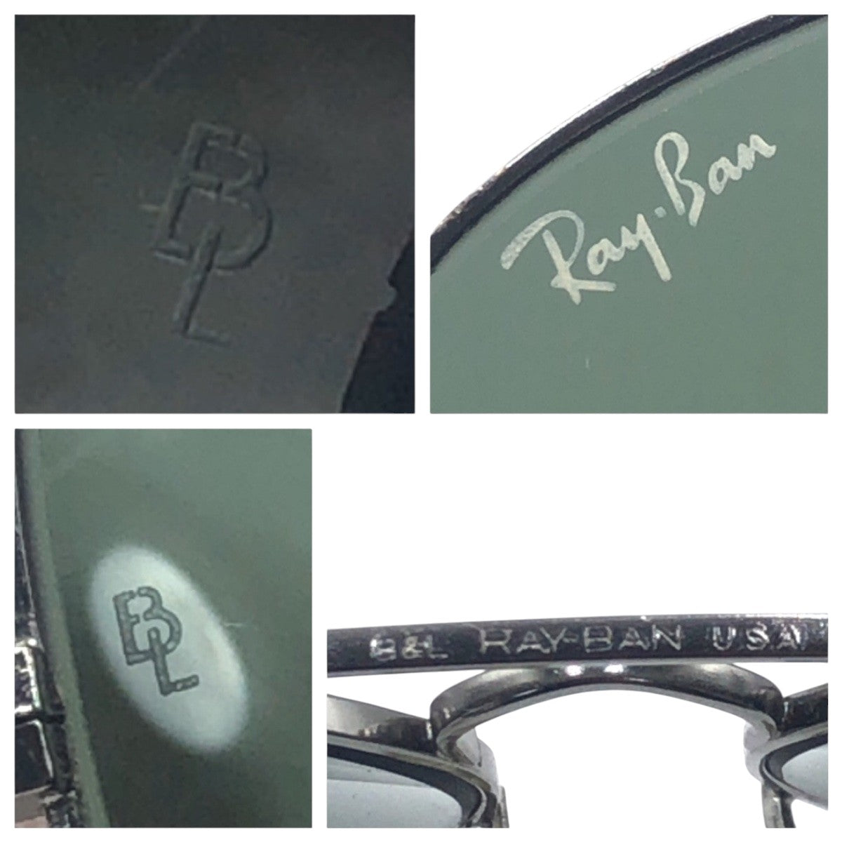 16932
Ray-Ban レイバン ヴィンテージ B&L RAY-BAN U.S.A シルバー ブラック メタル W3131 62□14 サングラス 男女兼用 ティアドロップ  メンズ AB18