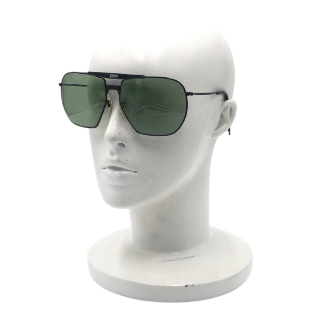 16935
ZEISS ツアイス ヴィンテージ ブラック 黒 メタル 661□6 160 サングラス 男女兼用 ティアドロップ  メンズ ABP28