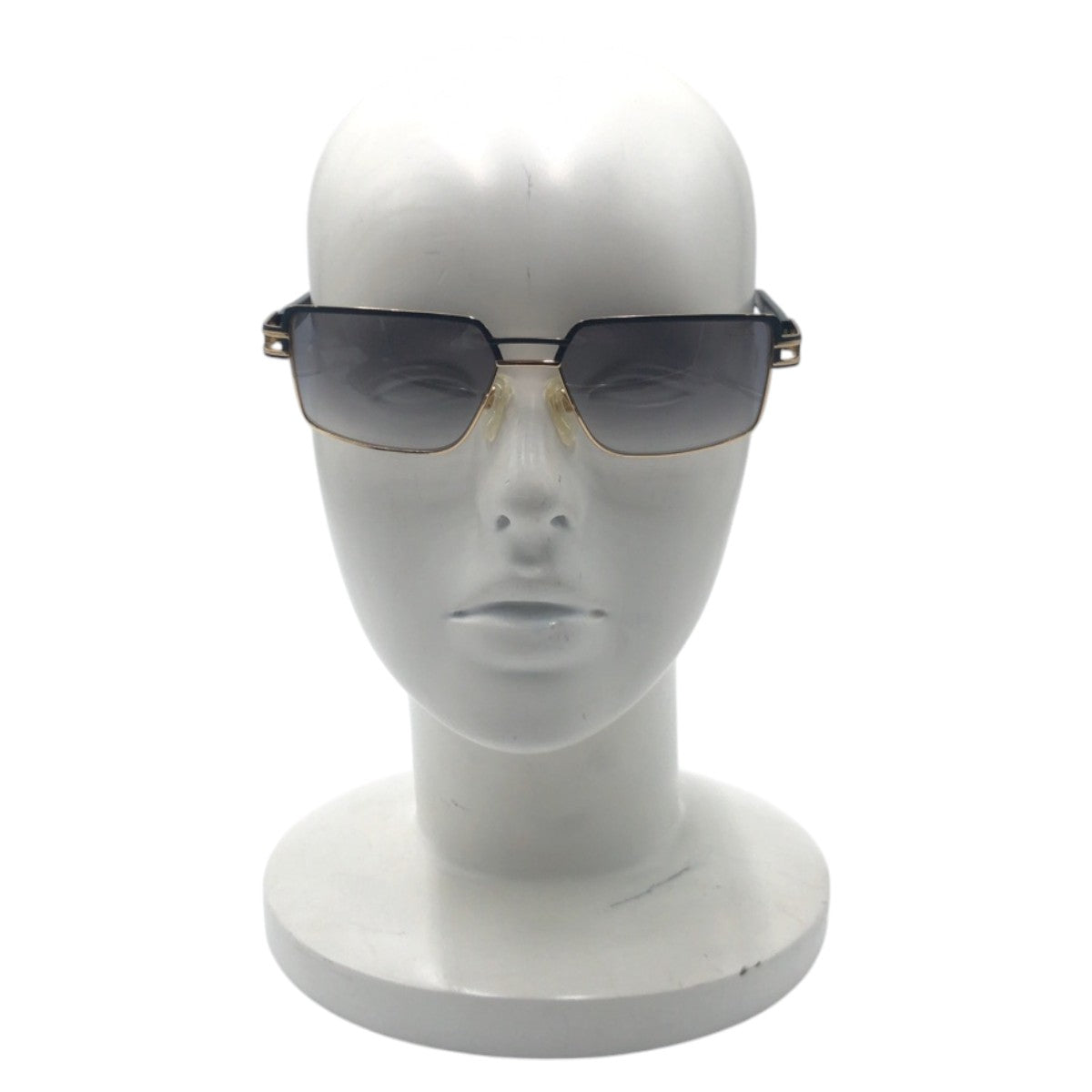 16936
CAZAL カザール ブラック 黒 ゴールド メタル COL302 59□16 135 サングラス 男女兼用 スクエア  メンズ ABP23