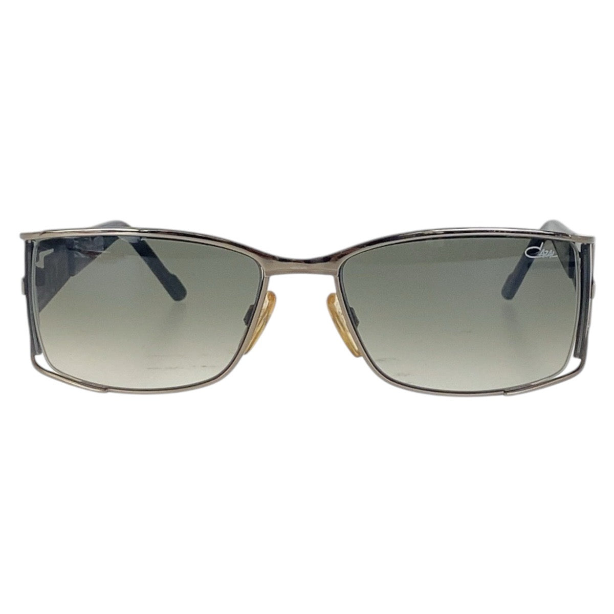 16937
CAZAL カザール ブラック 黒 シルバー金具 メタル / プラスチック 59□17 120 2 サングラス スクエア  メンズ AB18