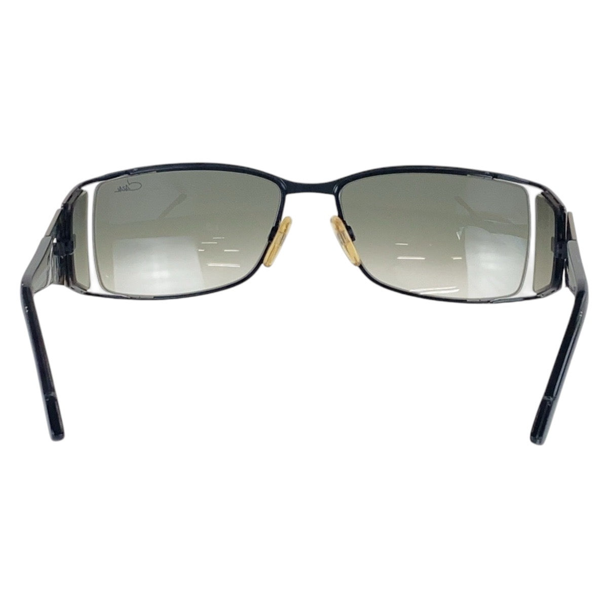 16937
CAZAL カザール ブラック 黒 シルバー金具 メタル / プラスチック 59□17 120 2 サングラス スクエア  メンズ AB18
