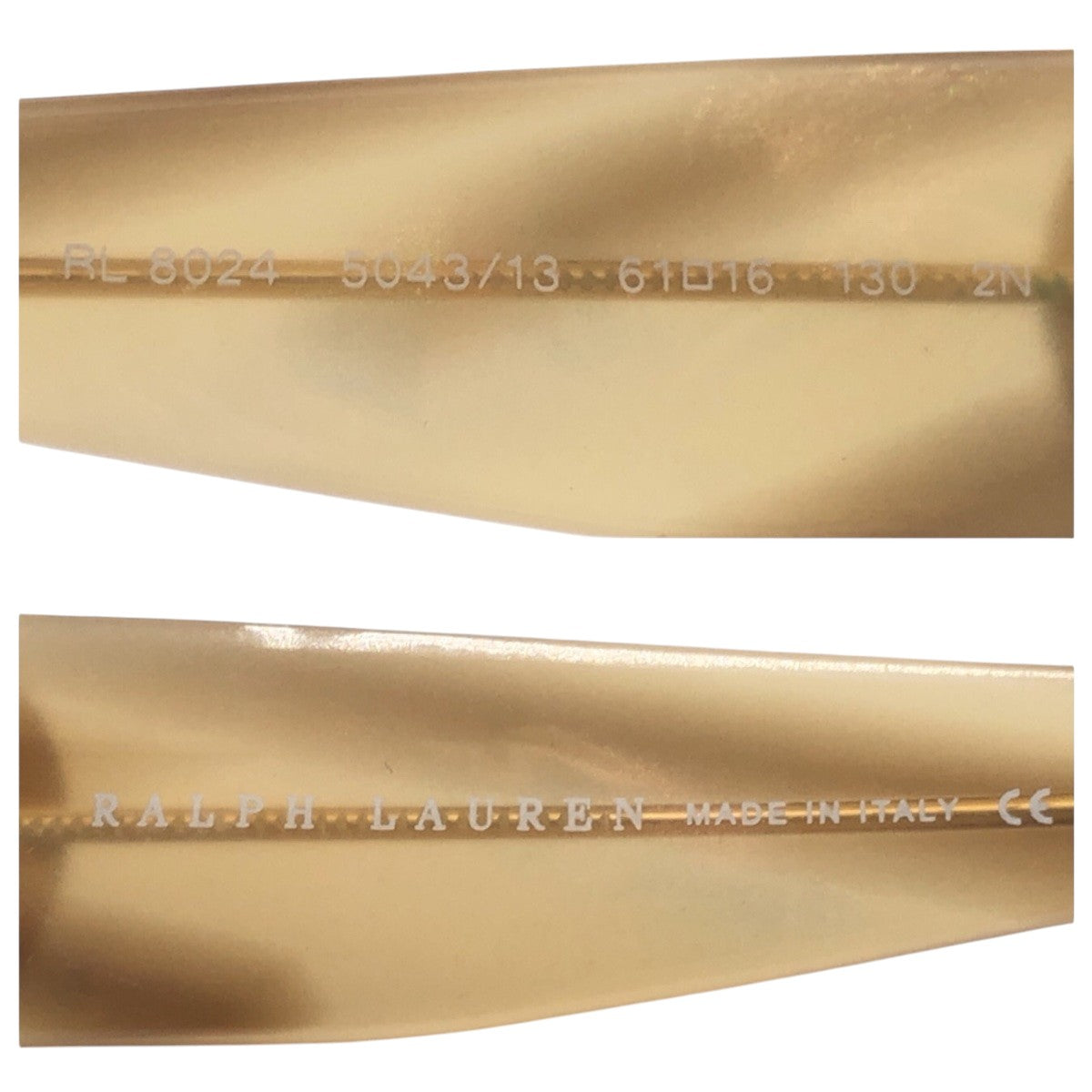 16941
RALPH LAUREN ラルフローレン ブラウン プラスチック RL8024 5043/13 51□16 サングラス 男女兼用 バタフライ  レディース AB6