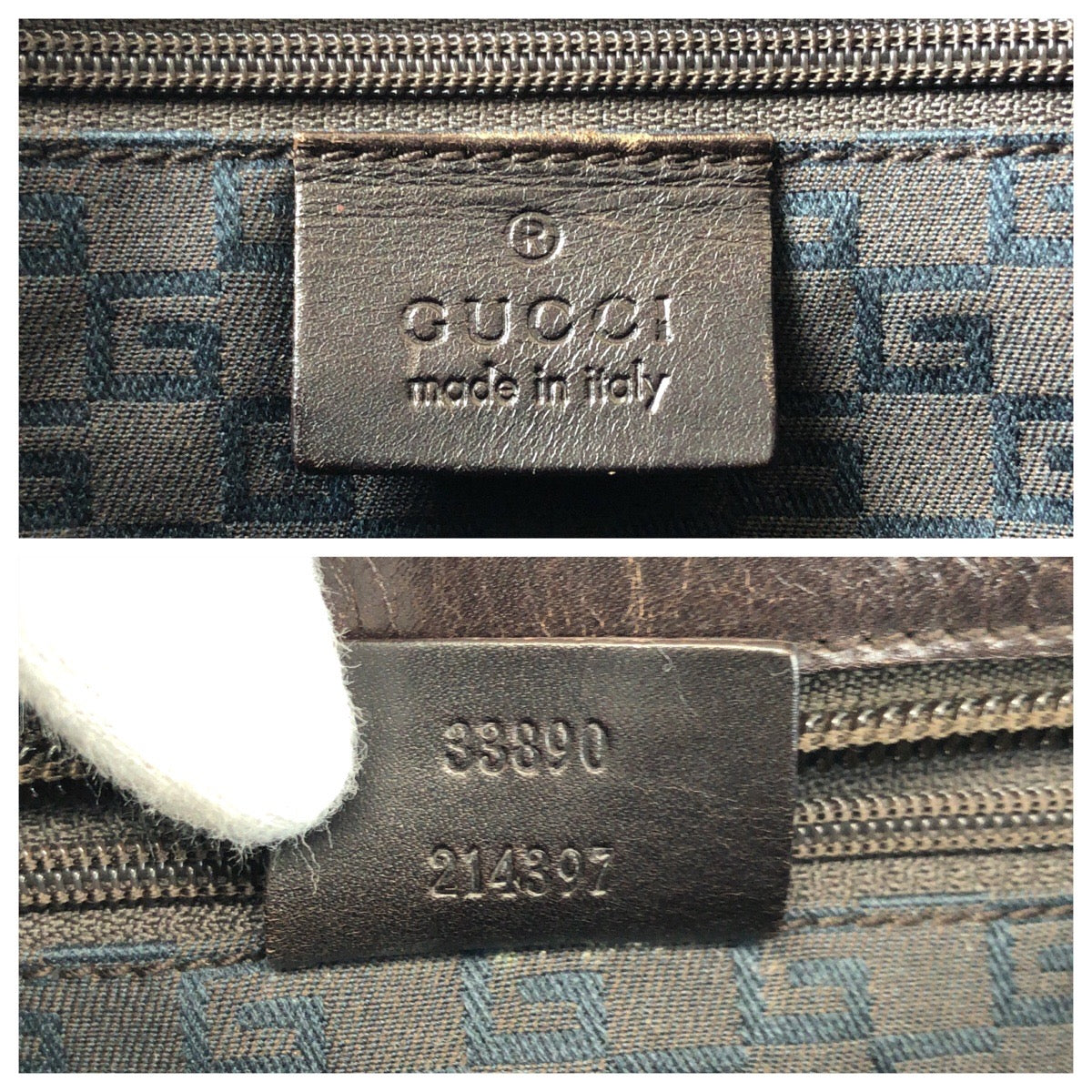 16944
GUCCI グッチ シェリーライン ブラウン スウェード / レザー 33890 トートバッグ ショルダーバッグ  レディース