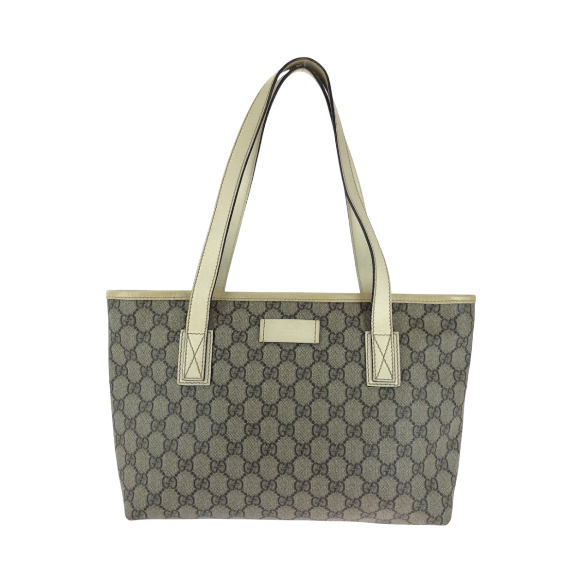 16950
GUCCI グッチ ベージュ アイボリー シルバー金具 GGスプリームキャンバス 211138 トートバッグ ショルダーバッグ  レディース AB26