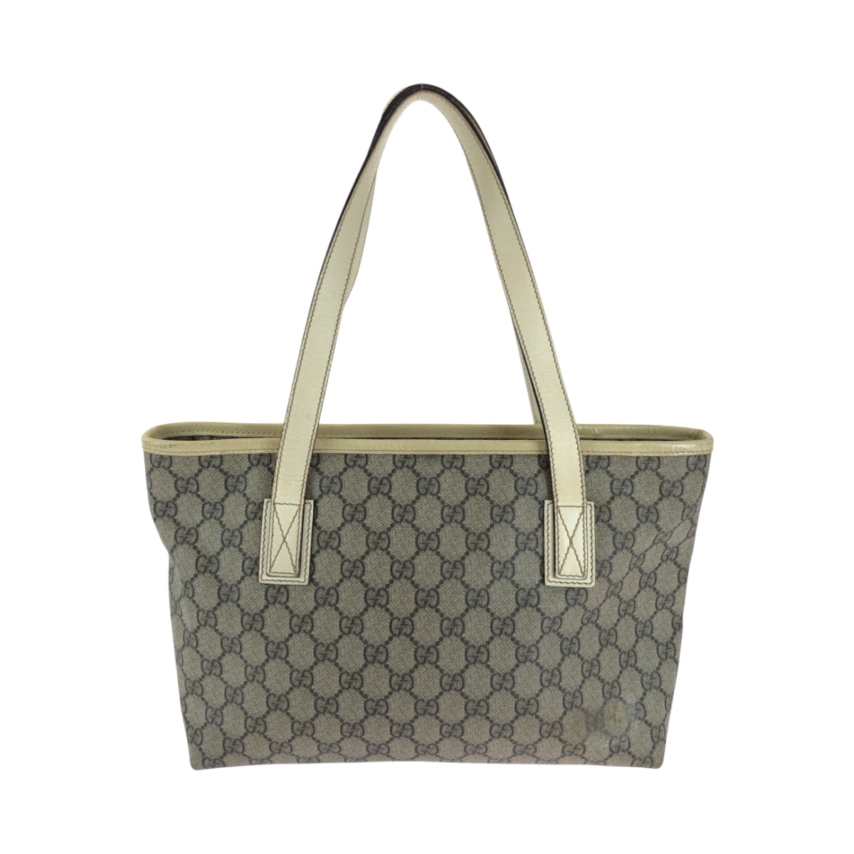 16950
GUCCI グッチ ベージュ アイボリー シルバー金具 GGスプリームキャンバス 211138 トートバッグ ショルダーバッグ  レディース AB26