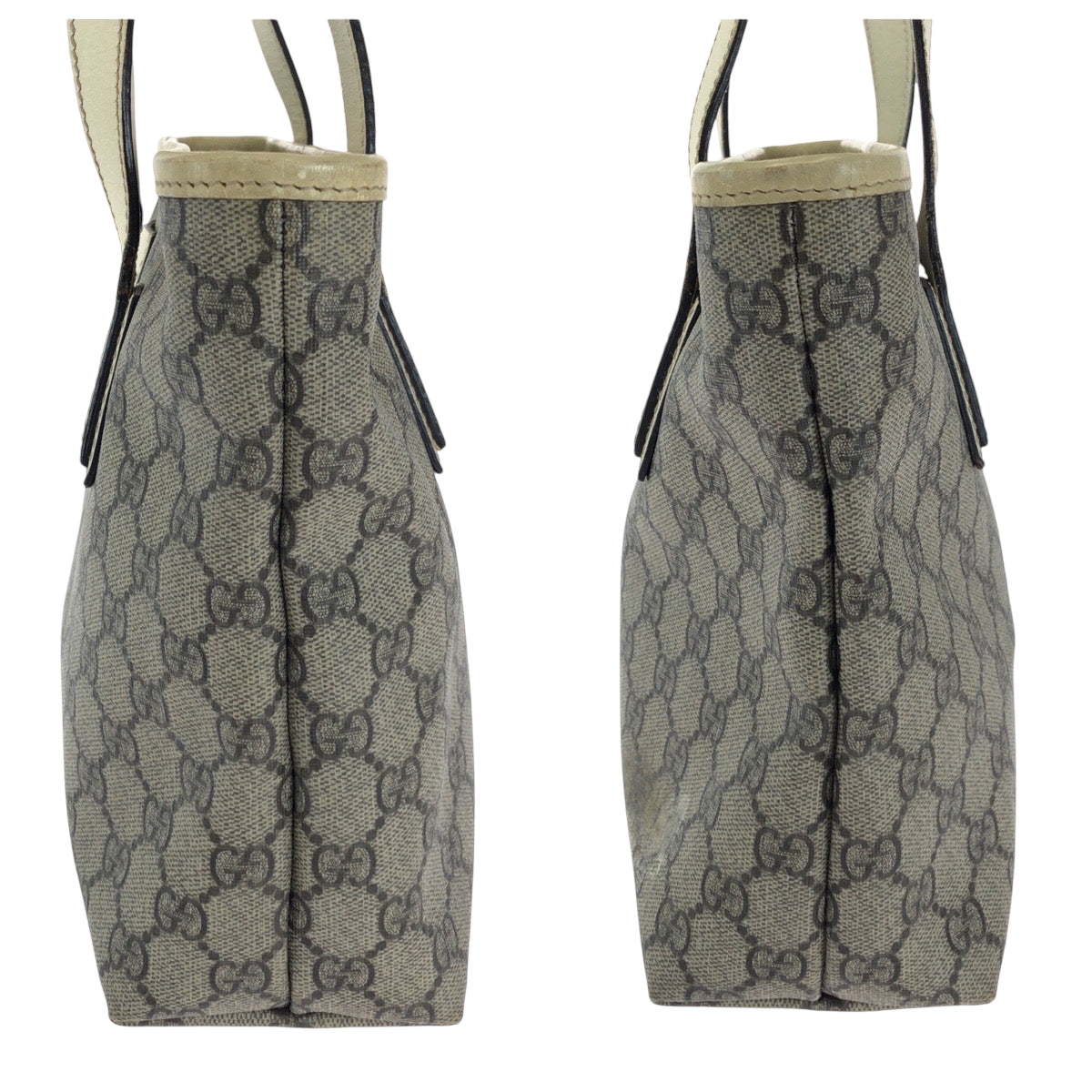 16950
GUCCI グッチ ベージュ アイボリー シルバー金具 GGスプリームキャンバス 211138 トートバッグ ショルダーバッグ  レディース AB26
