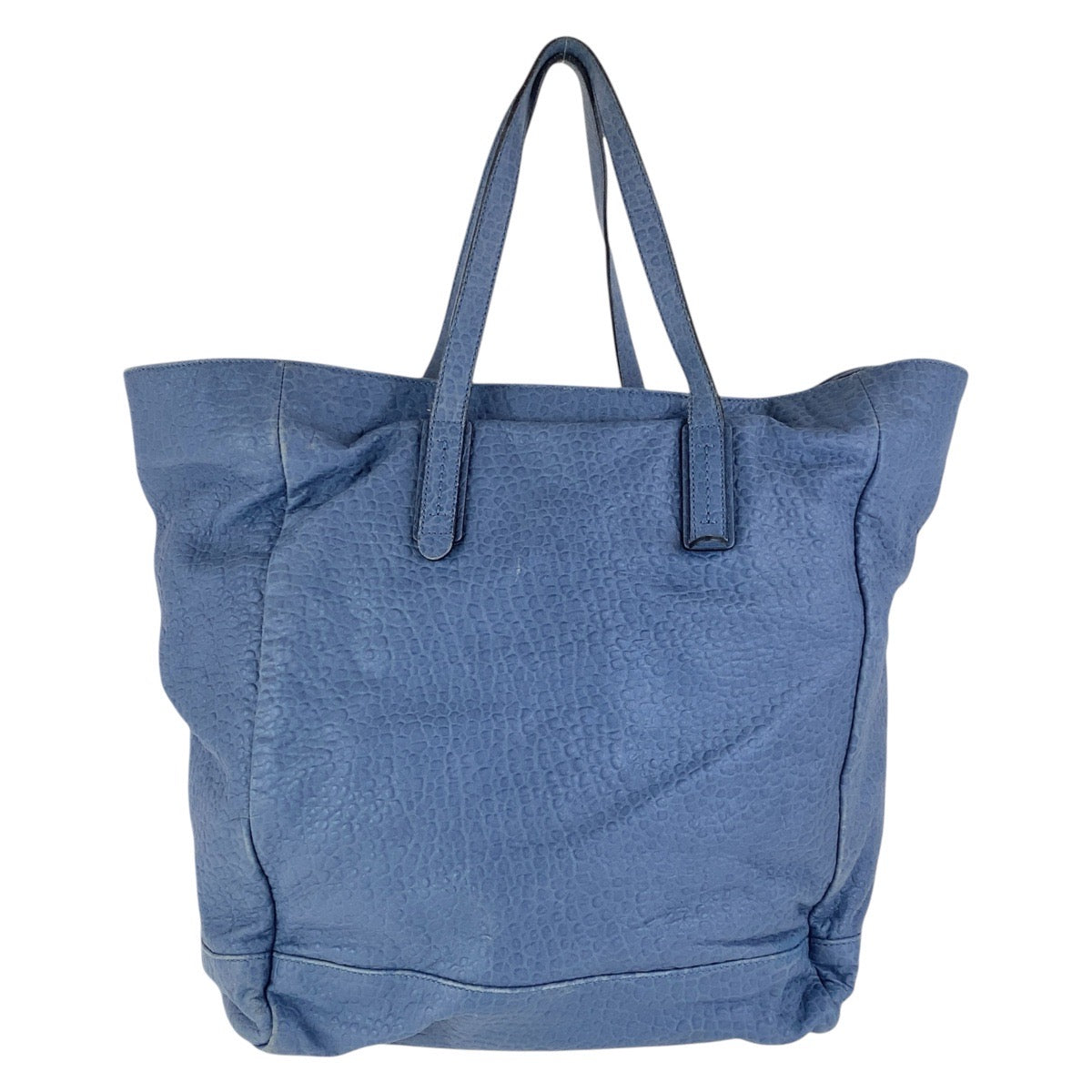 16959
GUCCI グッチ ブルー ネイビー レザー トートバッグ ショルダーバッグ 男女兼用  メンズ AB42