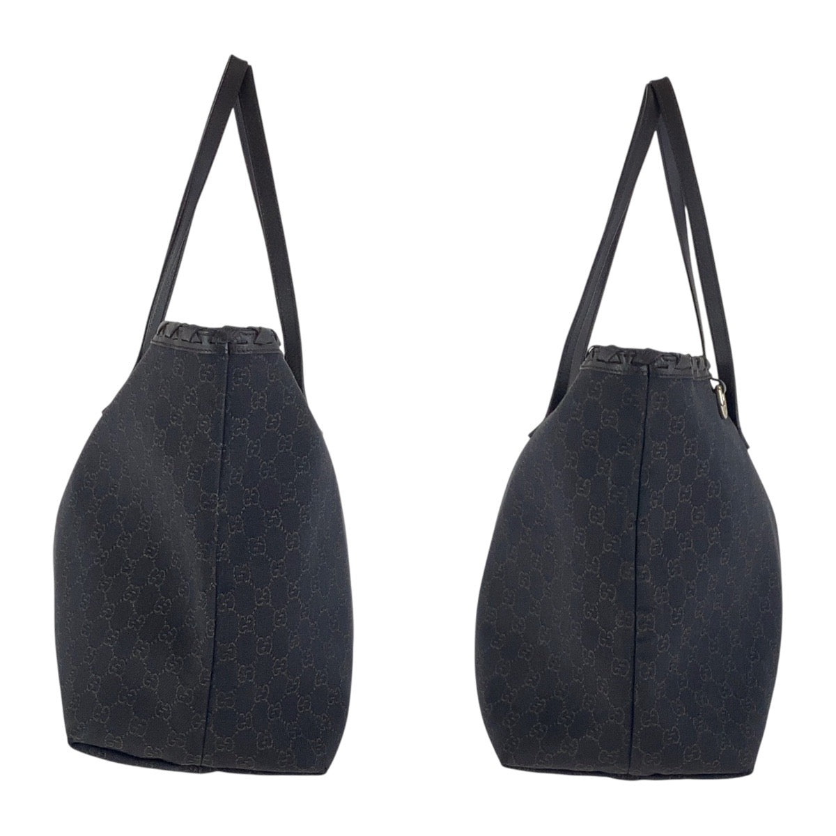 16961
GUCCI グッチ ブラウン シルバー金具 GGキャンバス 354666 トートバッグ ハンドバッグ 男女兼用  レディース ABP41