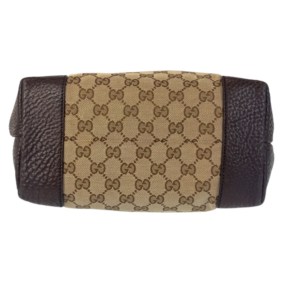 16964
GUCCI グッチ ベージュ ブラウン ゴールド金具 GGキャンバス / レザー 247237 トートバッグ ショルダーバッグ  レディース AB44