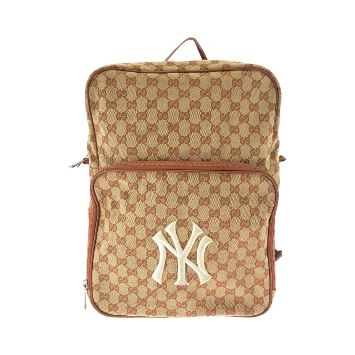 16972
GUCCI グッチ ニューヨークヤンキース ブラウン GGキャンバス 536724 リュックサック バックパック  メンズ