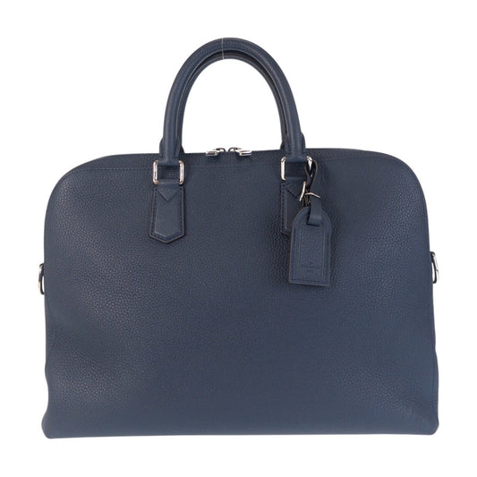 16973
LOUIS VUITTON ルイヴィトン トリヨン ヴィクトール ネイビー シルバー金具 レザー M41351 ビジネスバッグ ブリーフケース  メンズ