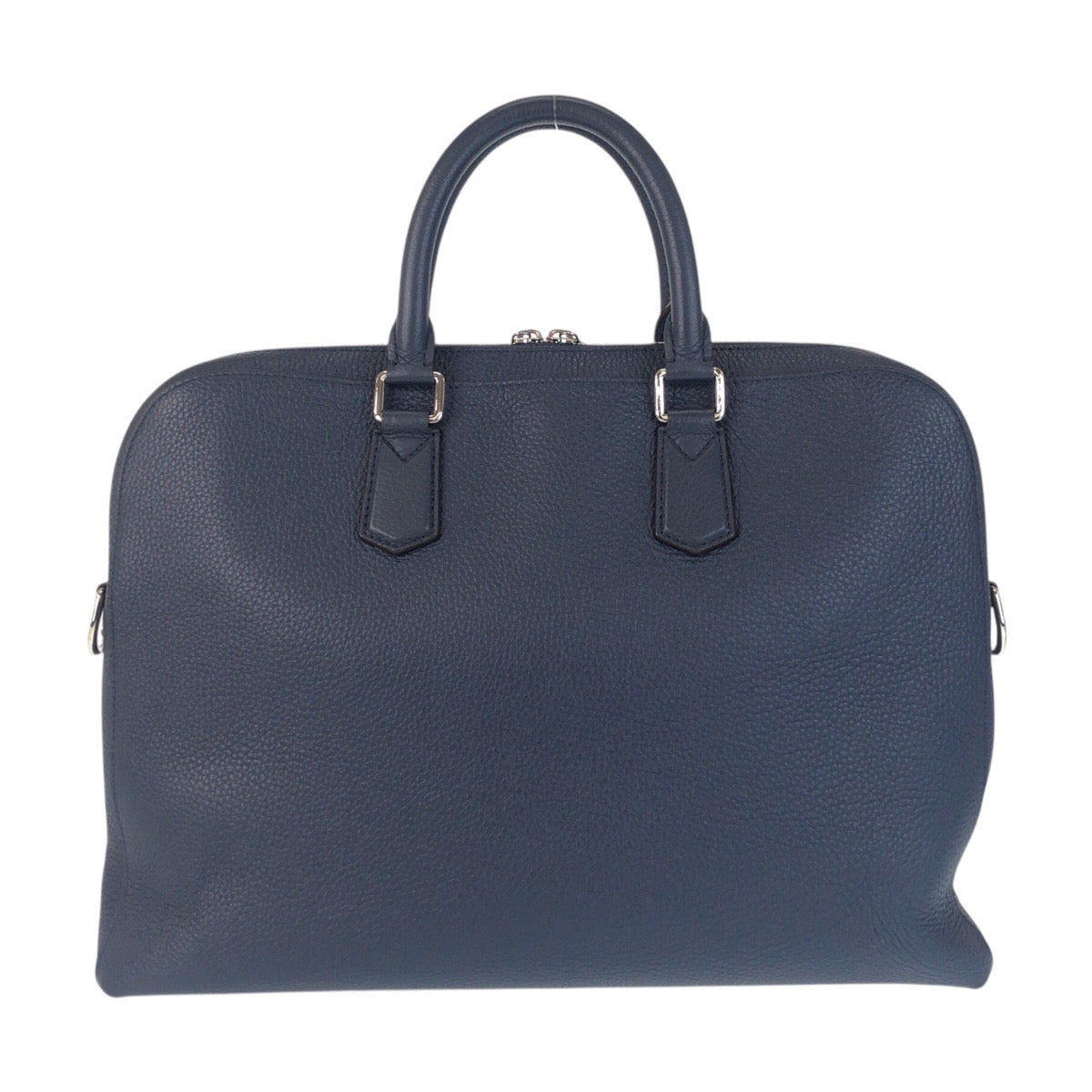 16973
LOUIS VUITTON ルイヴィトン トリヨン ヴィクトール ネイビー シルバー金具 レザー M41351 ビジネスバッグ ブリーフケース  メンズ