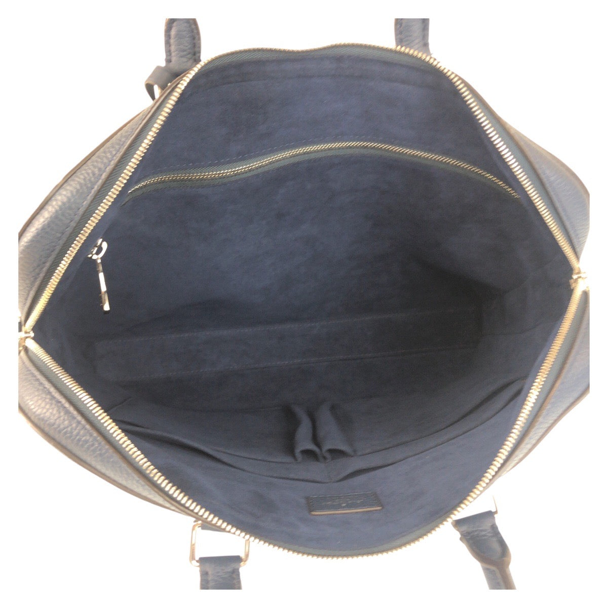 16973
LOUIS VUITTON ルイヴィトン トリヨン ヴィクトール ネイビー シルバー金具 レザー M41351 ビジネスバッグ ブリーフケース  メンズ