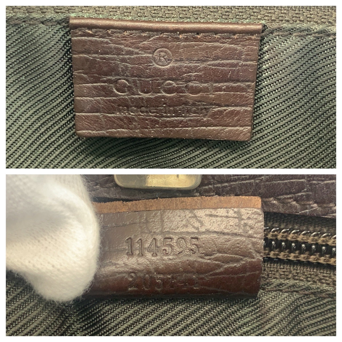 16979
GUCCI グッチ ベージュ ブラウン GGスプリームキャンバス / レザー 114595 トートバッグ ショルダーバッグ  レディース AB39