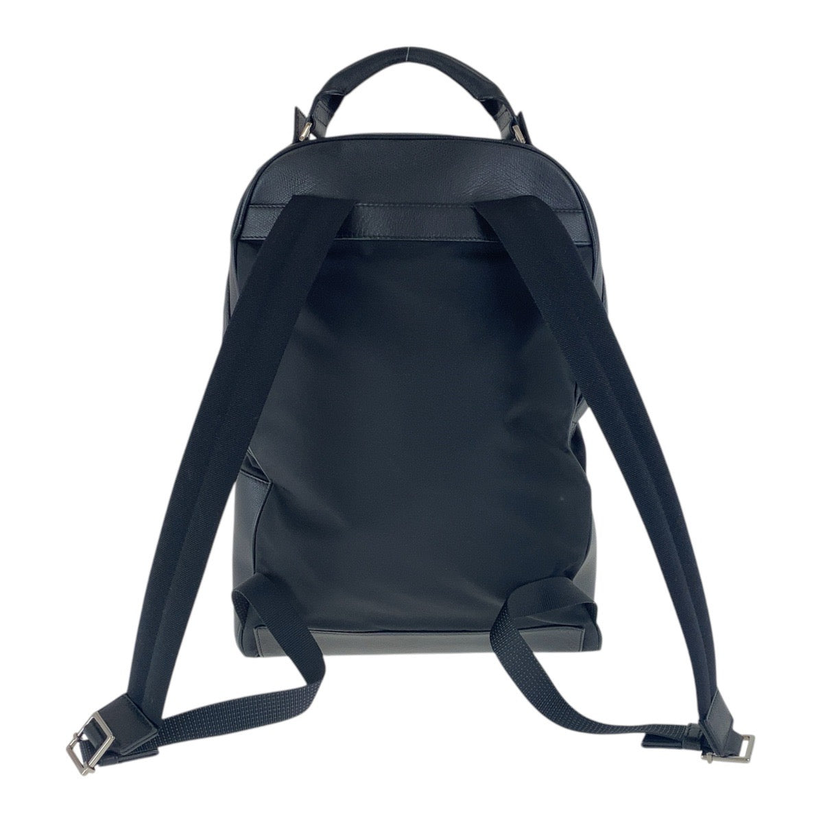 16987
Dior ディオール ブラック 黒 シルバー金具 ナイロン / レザー 03 BO 1105 リュック バックパック メンズ AB78