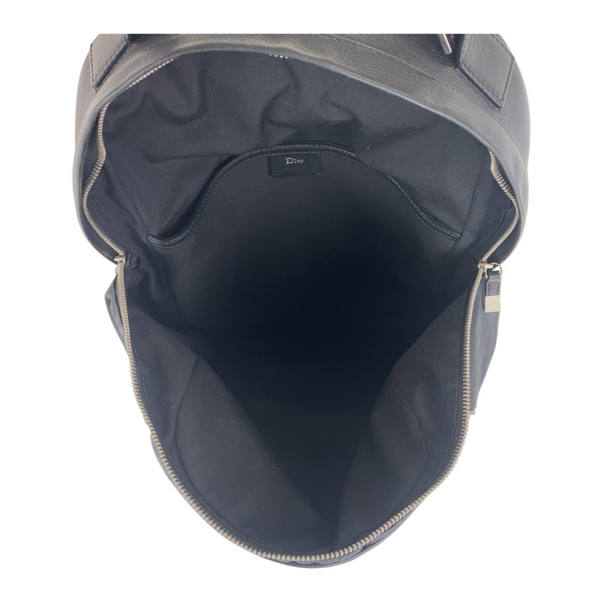 16987
Dior ディオール ブラック 黒 シルバー金具 ナイロン / レザー 03 BO 1105 リュック バックパック メンズ AB78