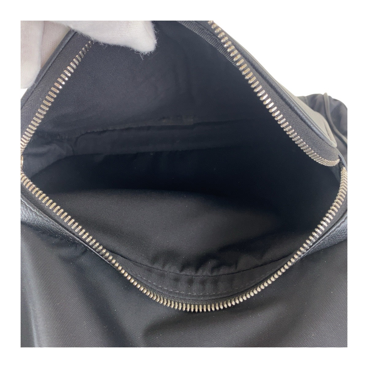 16987
Dior ディオール ブラック 黒 シルバー金具 ナイロン / レザー 03 BO 1105 リュック バックパック メンズ AB78