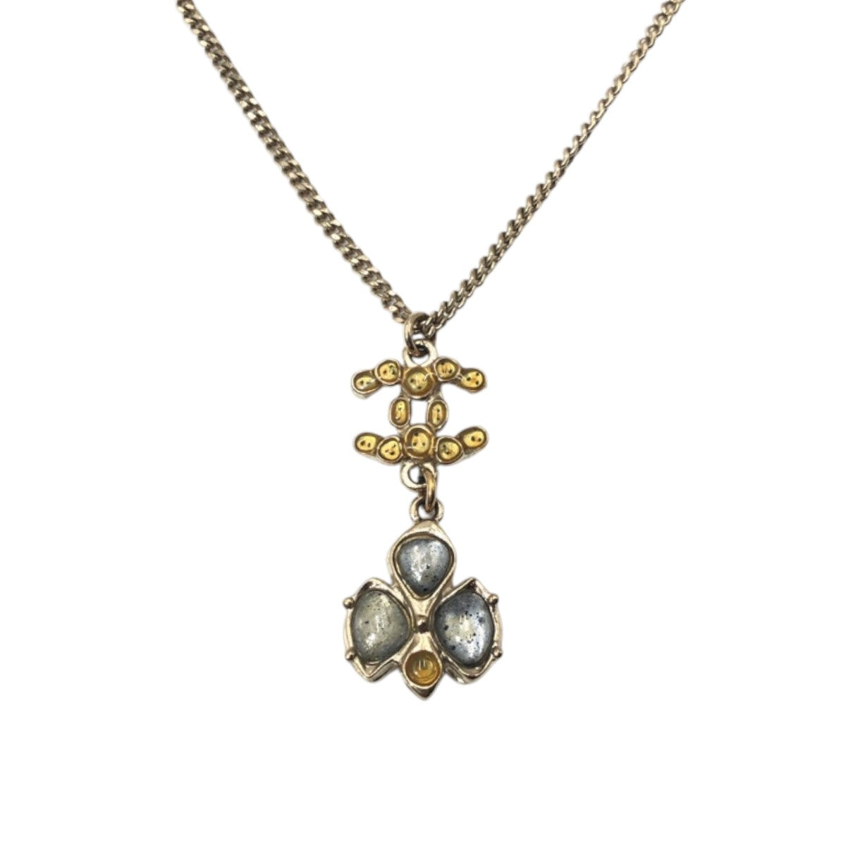 16990
CHANEL シャネル ココマーク ゴールド メタル ネックレス レディース AB54