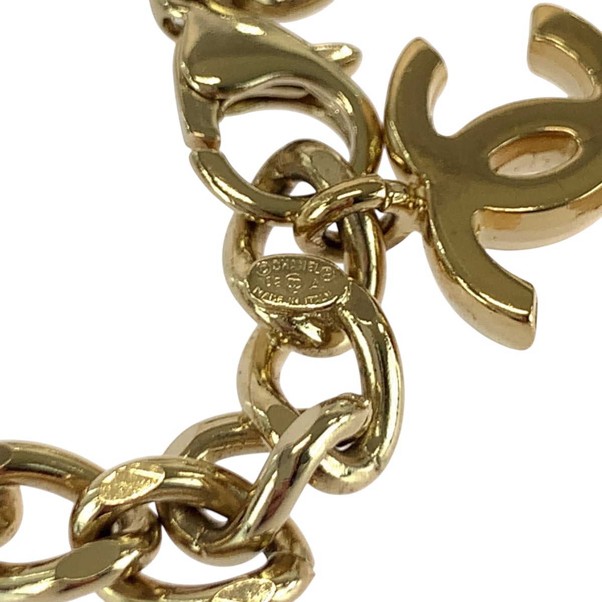 16991
CHANEL シャネル ココマーク ゴールド メッキ チェーンベルト ネックレス 02 A刻印  レディース SA130