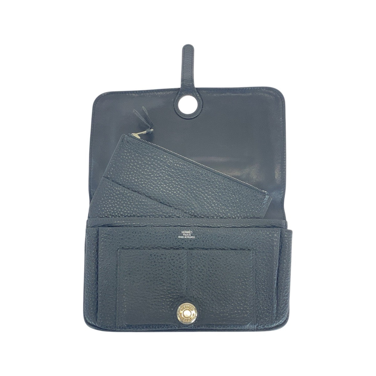 16992
HERMES エルメス ドゴンGM ブラック 黒 シルバー金具 トゴ 長財布 ロングウォレット ▫︎H刻印  メンズ ABP64