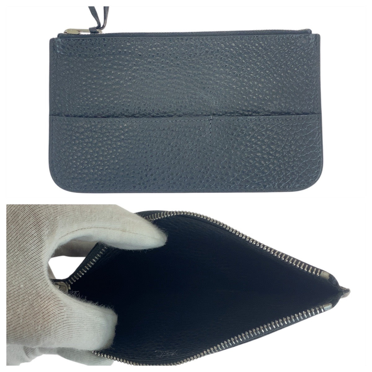 16992
HERMES エルメス ドゴンGM ブラック 黒 シルバー金具 トゴ 長財布 ロングウォレット ▫︎H刻印  メンズ ABP64