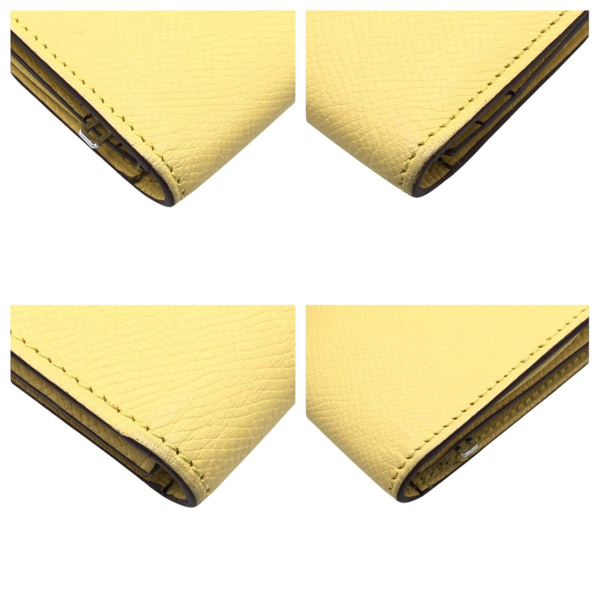 16996
HERMES エルメス ベアンスフレ イエロー シルバー金具 ヴォーエプソン 長財布 ロングウォレット □P刻印  レディース AB62