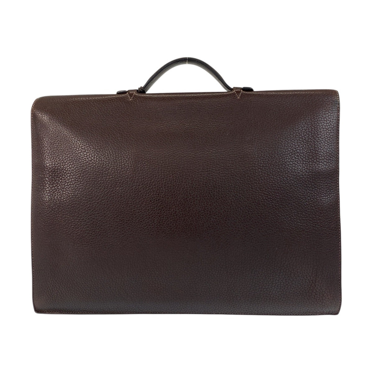 17017
HERMES エルメス サック ア デペッシュ ブラウン シルバー金具 トゴ ビジネスバッグ ブリーフケース  メンズ