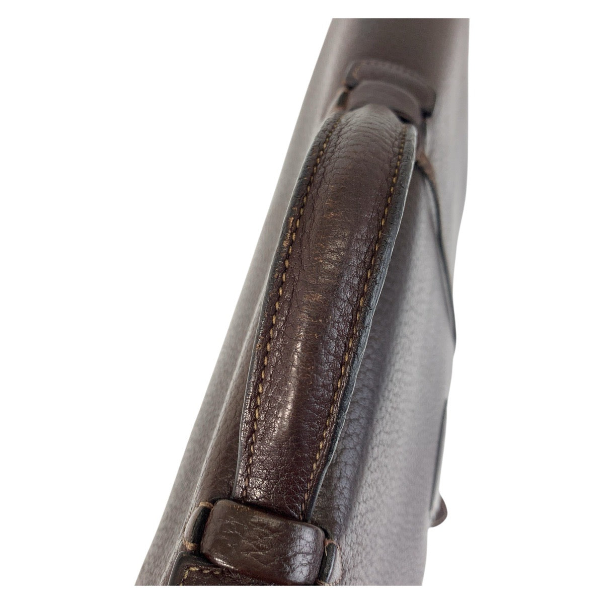 17017
HERMES エルメス サック ア デペッシュ ブラウン シルバー金具 トゴ ビジネスバッグ ブリーフケース  メンズ