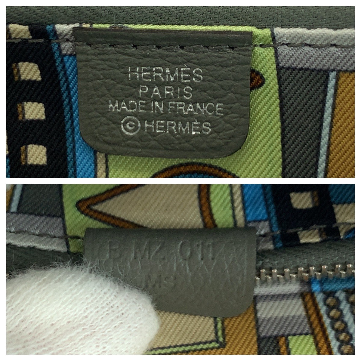 17018
HERMES エルメス アザップ コンパクト シルクイン グリメイヤー グレー系 エバーカラー 折財布 コンパクトウォレット 男女兼用 B刻印  レディース