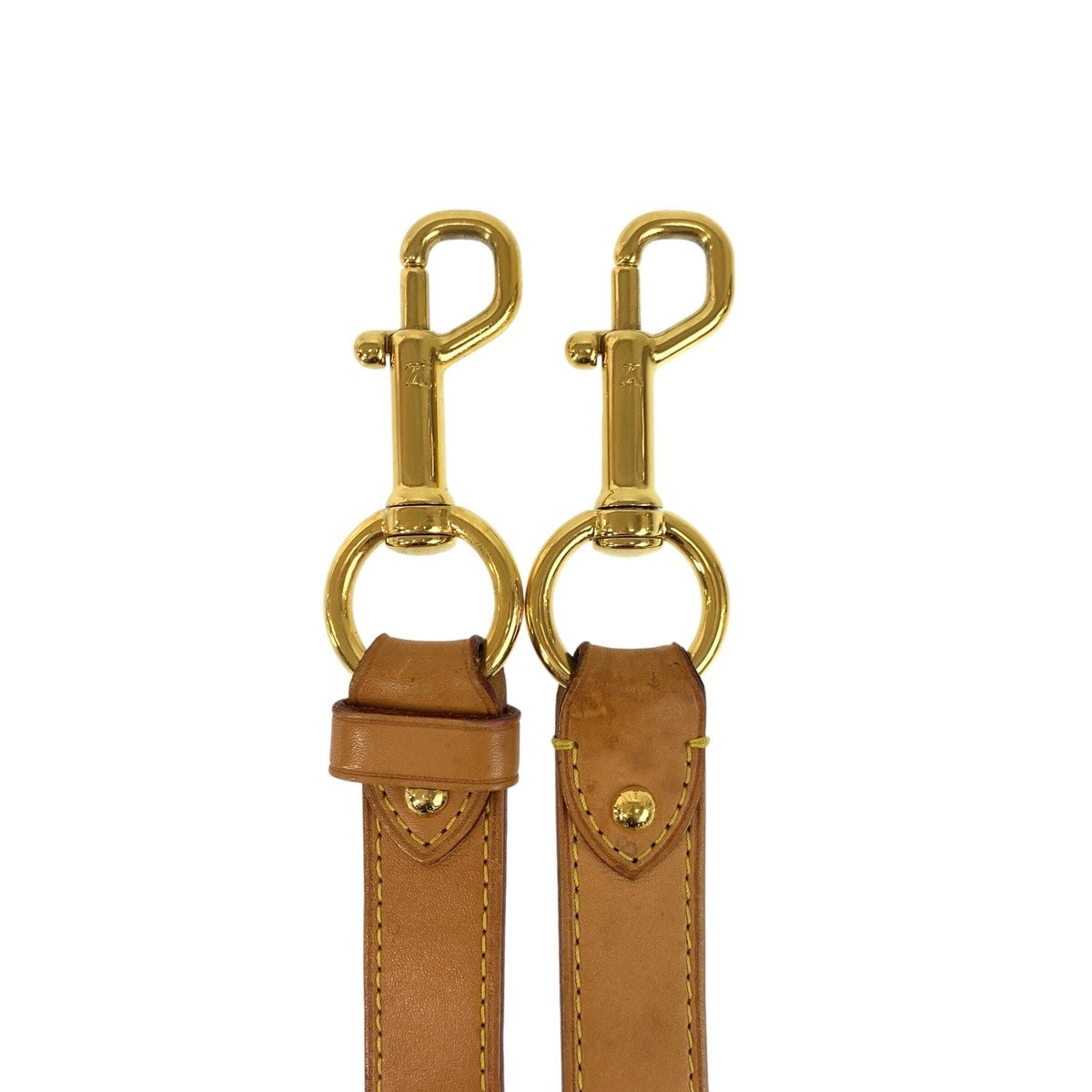 17032
LOUIS VUITTON ルイヴィトン ショルダーストラップのみ ブラウン ゴールド金具 レザー ショルダーバッグ  レディース