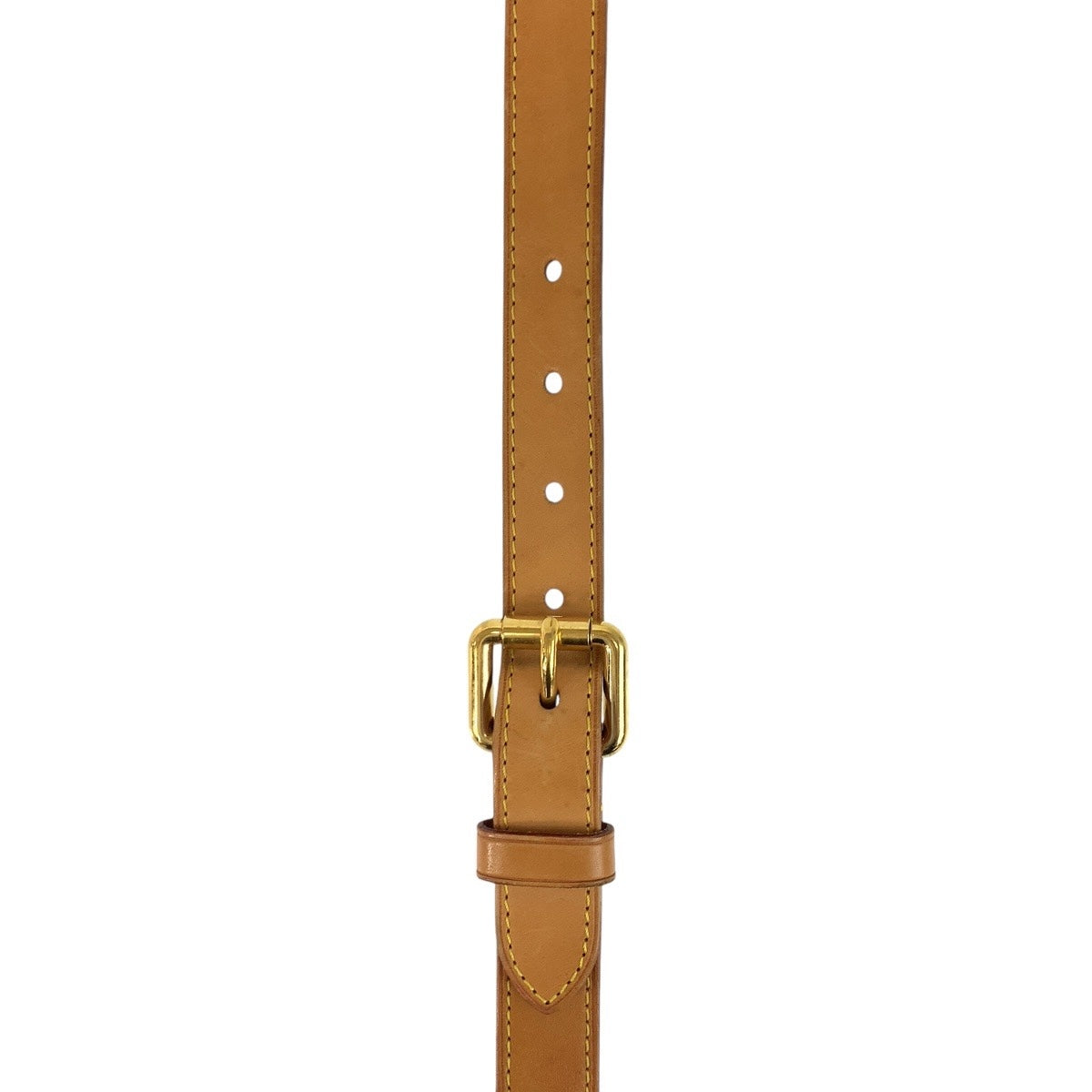 17032
LOUIS VUITTON ルイヴィトン ショルダーストラップのみ ブラウン ゴールド金具 レザー ショルダーバッグ  レディース