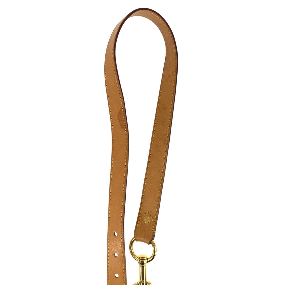 17032
LOUIS VUITTON ルイヴィトン ショルダーストラップのみ ブラウン ゴールド金具 レザー ショルダーバッグ  レディース