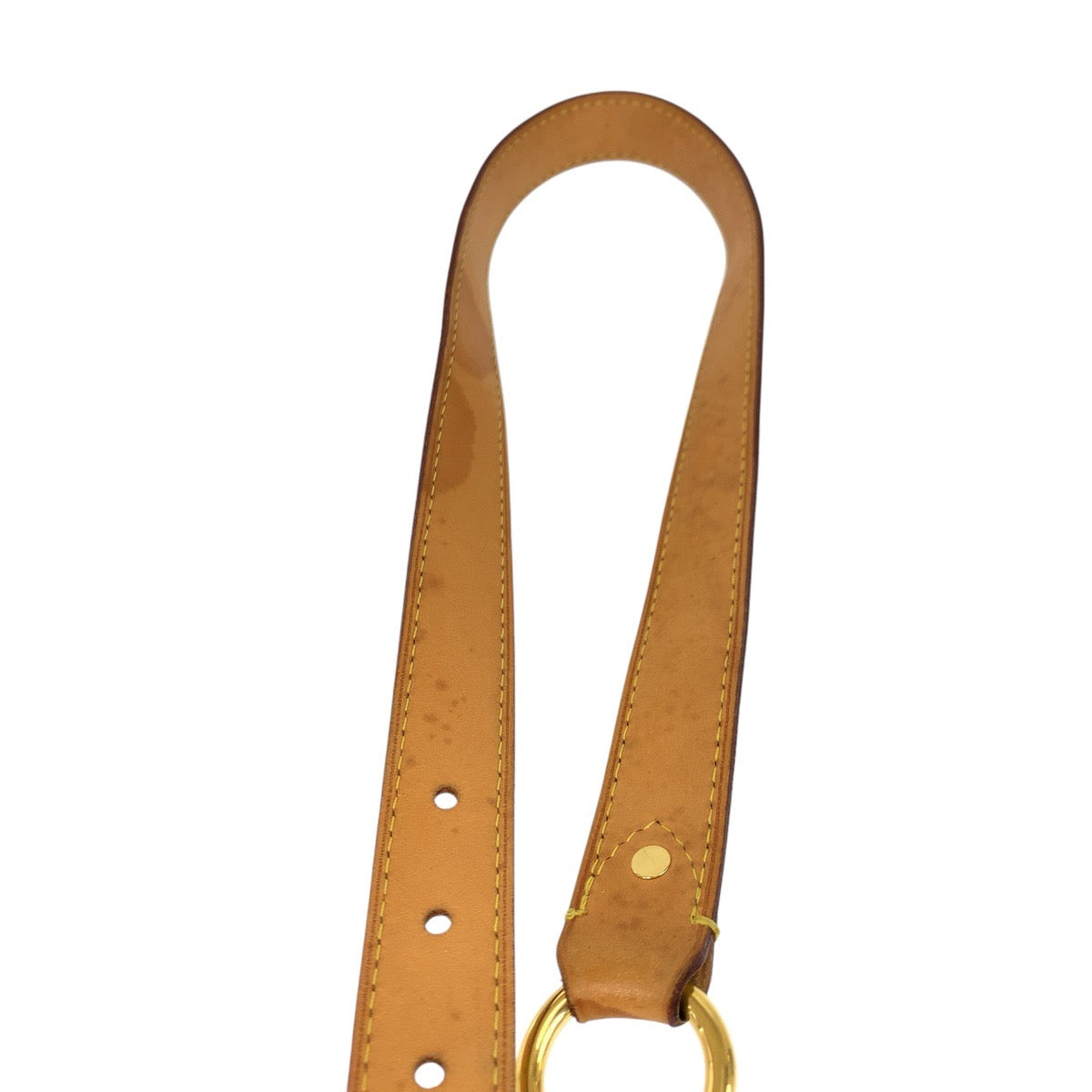 17032
LOUIS VUITTON ルイヴィトン ショルダーストラップのみ ブラウン ゴールド金具 レザー ショルダーバッグ  レディース