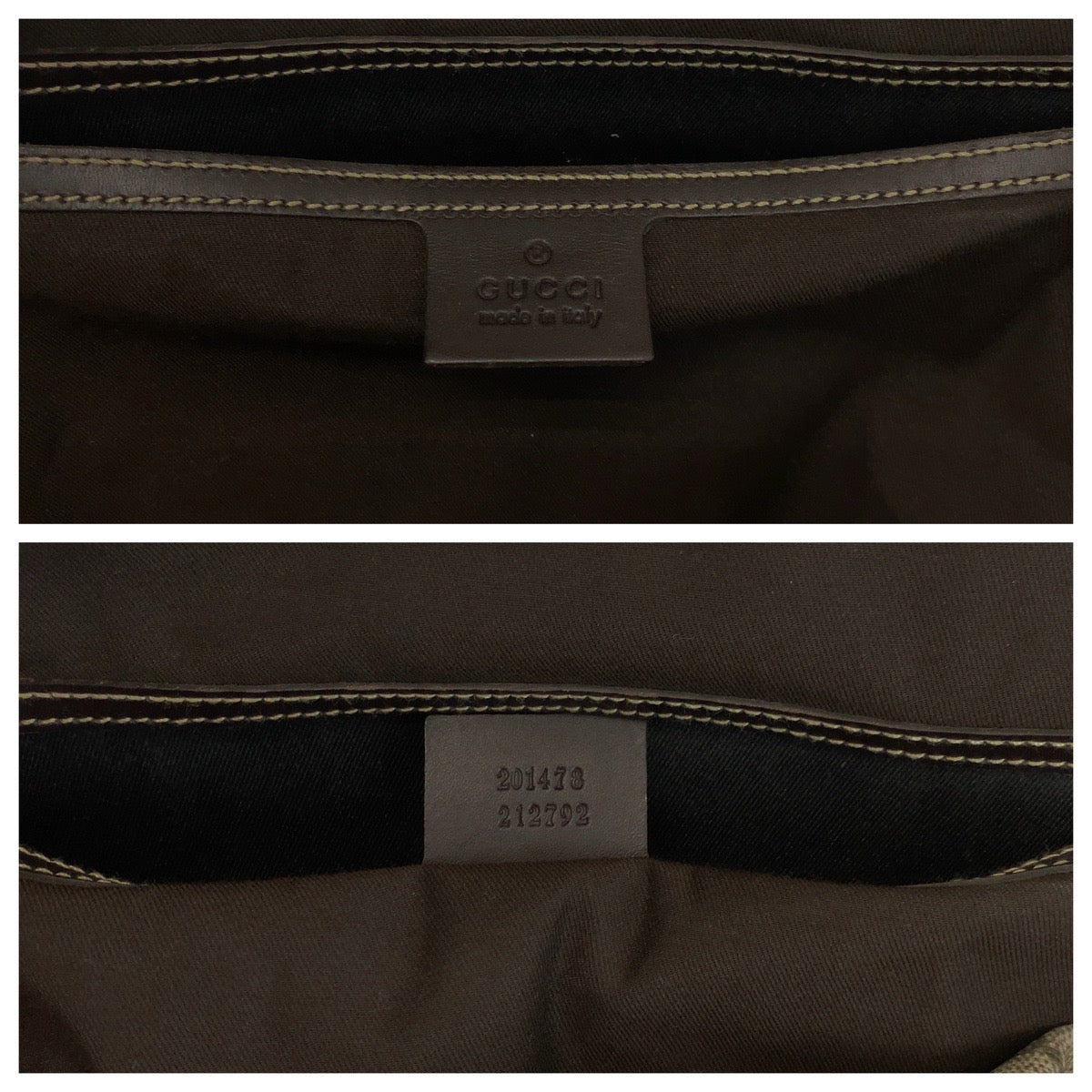 17044
GUCCI グッチ ベージュ ブラウン マルチカラー ゴールド金具 PVC 101478 ボストンバッグ ハンドバッグ  メンズ AB58