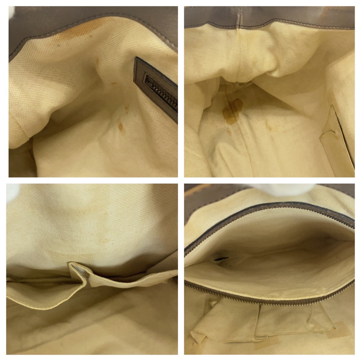 17048
GUCCI グッチ シェリーライン ベージュ ブラウン ゴールド金具 GGキャンバス / レザー 309621 トートバッグ ショルダーバッグ 2way  レディース AB62