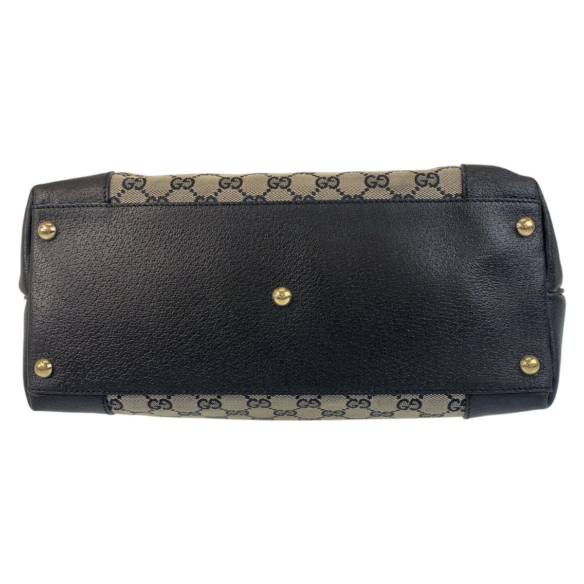 17064
GUCCI グッチ グレー ブラック 黒 GGキャンバス / レザー 263345 トートバッグ ショルダーバッグ  レディース AB28