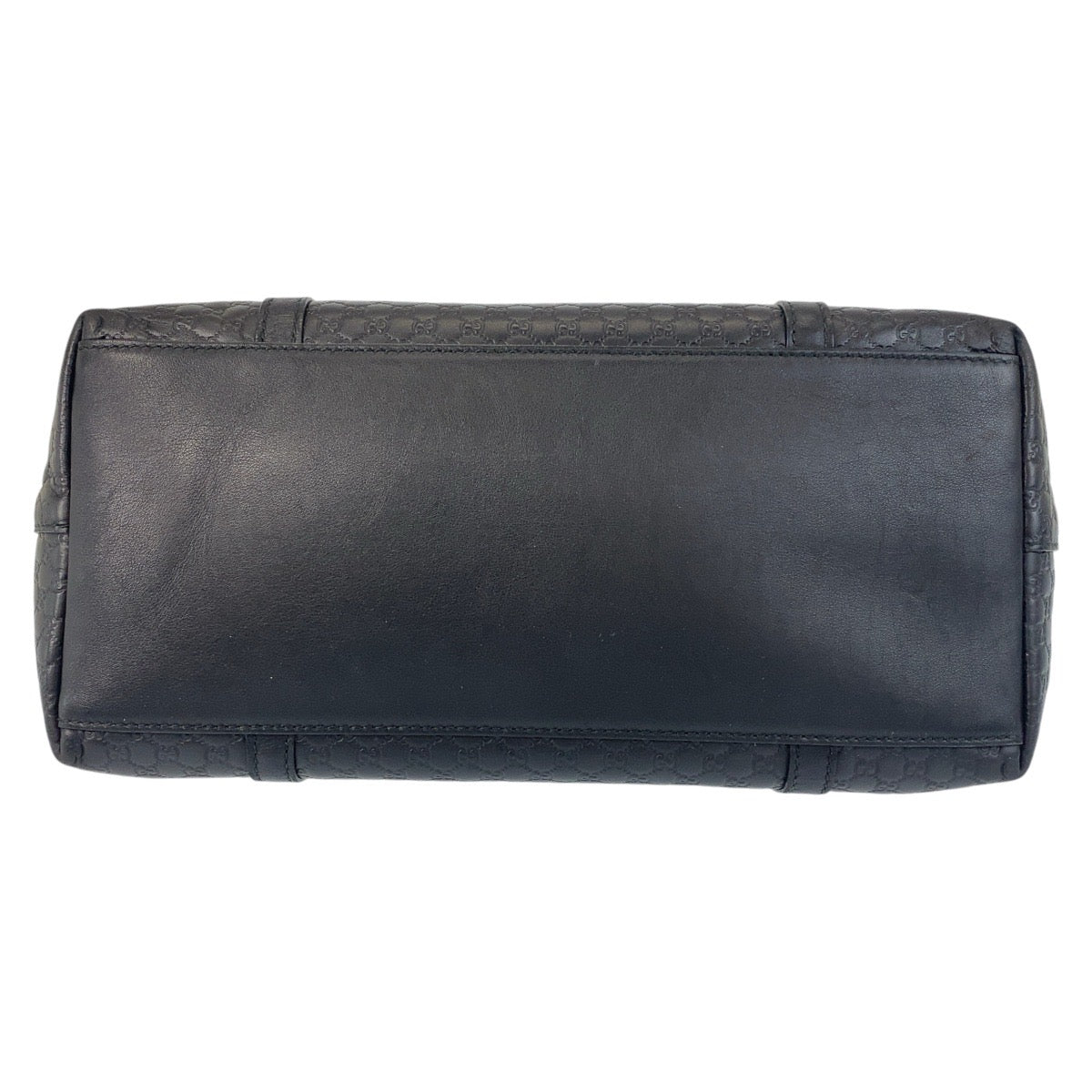 17066
GUCCI グッチ マイクログッチシマ ブラック 黒 ゴールド金具 レザー 449657 ハンドバッグ ショルダーバッグ  レディース AB64