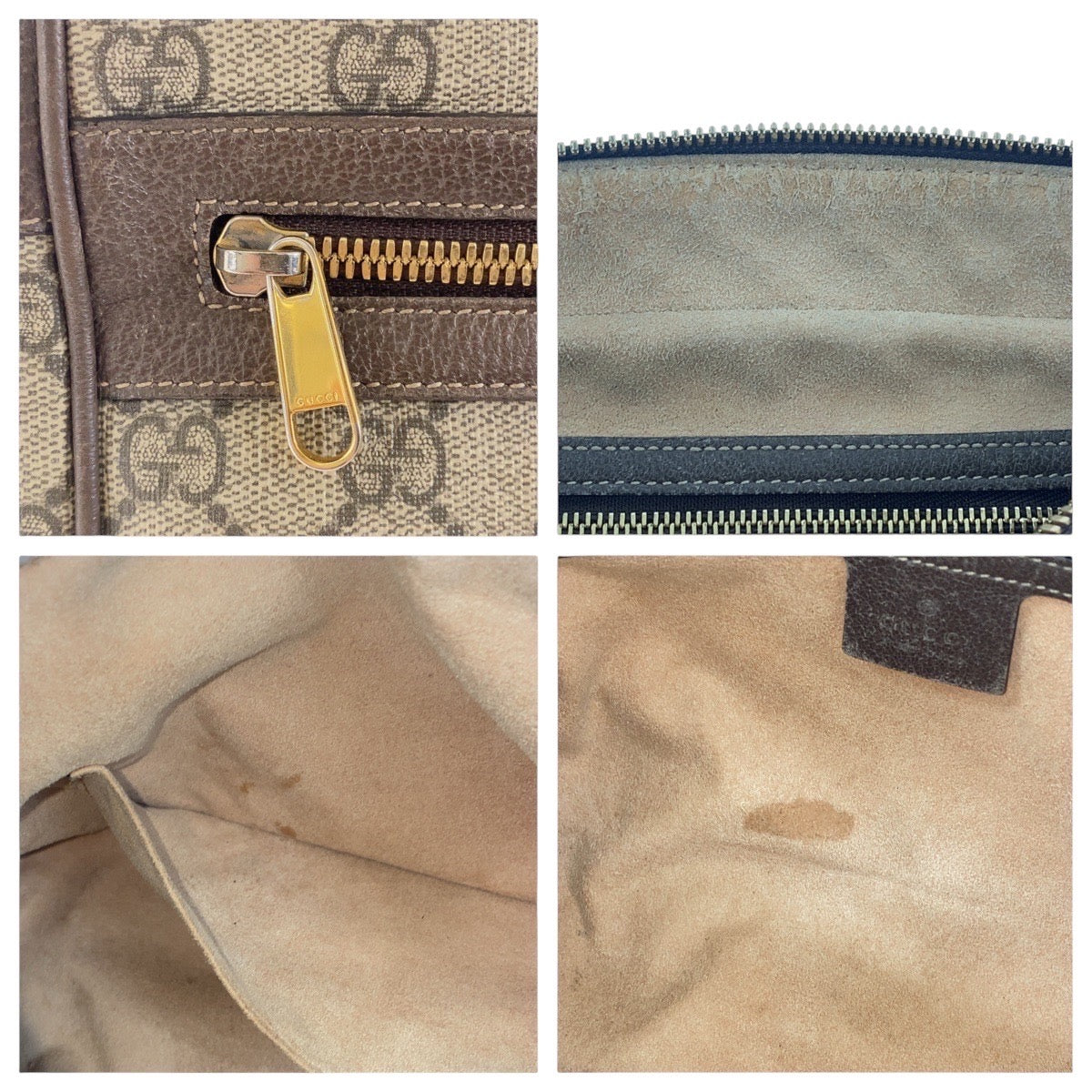 17068
GUCCI グッチ シェリーライン オフィディア ベージュ ゴールド金具 GGスプリームキャンバス / レザー 517060 斜め掛け ショルダーバッグ  レディース ABP77