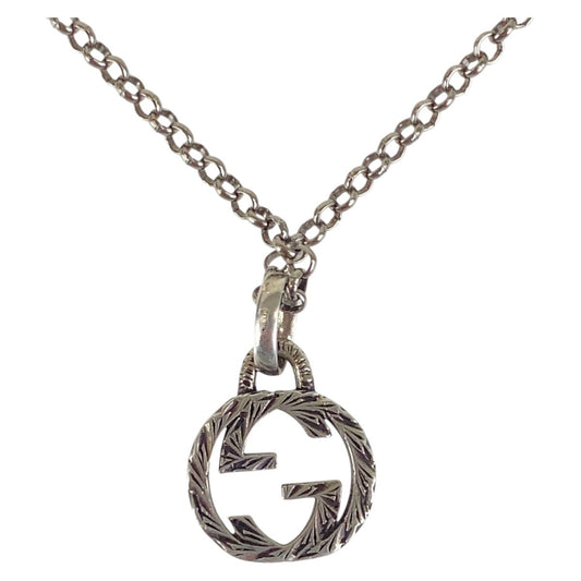 17074
GUCCI グッチ インターンロッキング シルバー シルバー925 ネックレス  メンズ ABP22