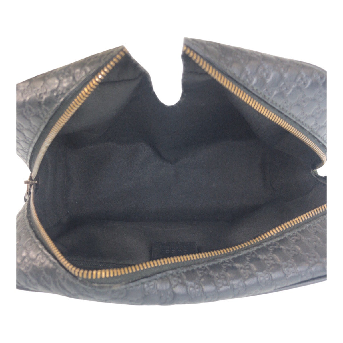 17075
GUCCI グッチ マイクログッチシマ ブラック 黒 レザー 419775 セカンドバッグ クラッチバッグ メンズ ABP48