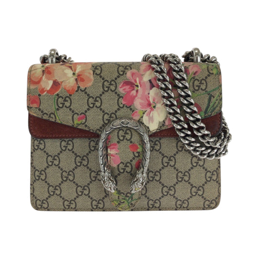 17084
GUCCI グッチ GGブルームス ディオニュソス ベージュ マルチカラー シルバー金具 GGスプリームキャンバス 421970 チェーンショルダーバッグ レディース ABP78