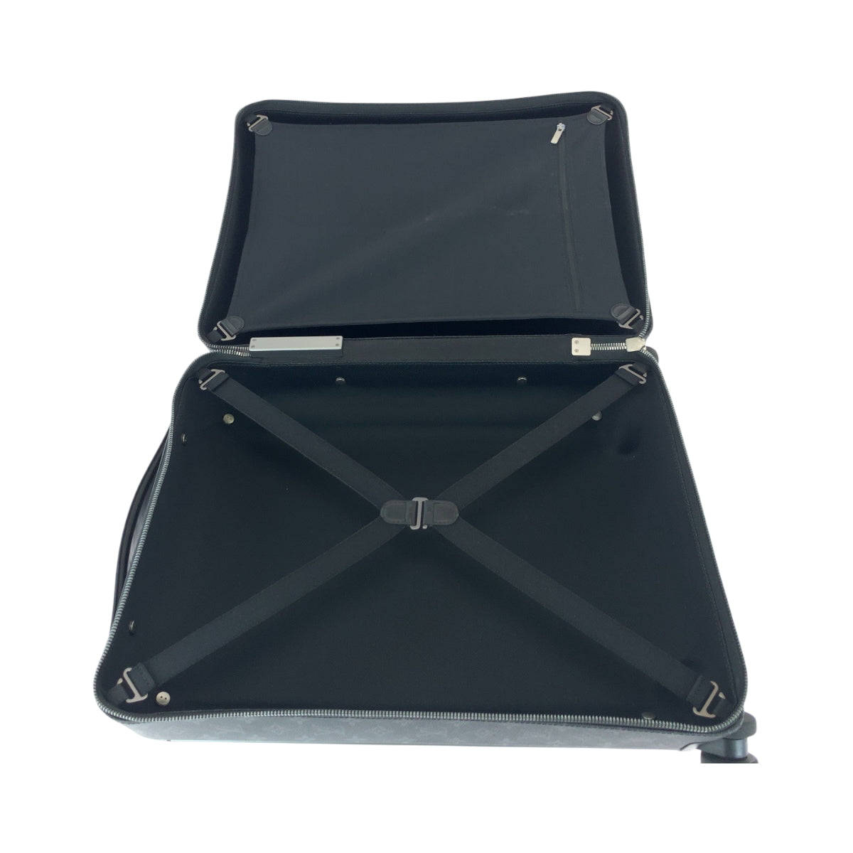 17095
LOUIS VUITTON ルイヴィトン モノグラム エクリプス ホライゾン50 ブラック 黒 シルバー金具 PVC M10252 キャリーケース スーツケース  メンズ